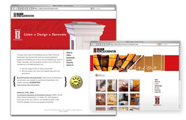 Olsen Homes & Renovation - Website